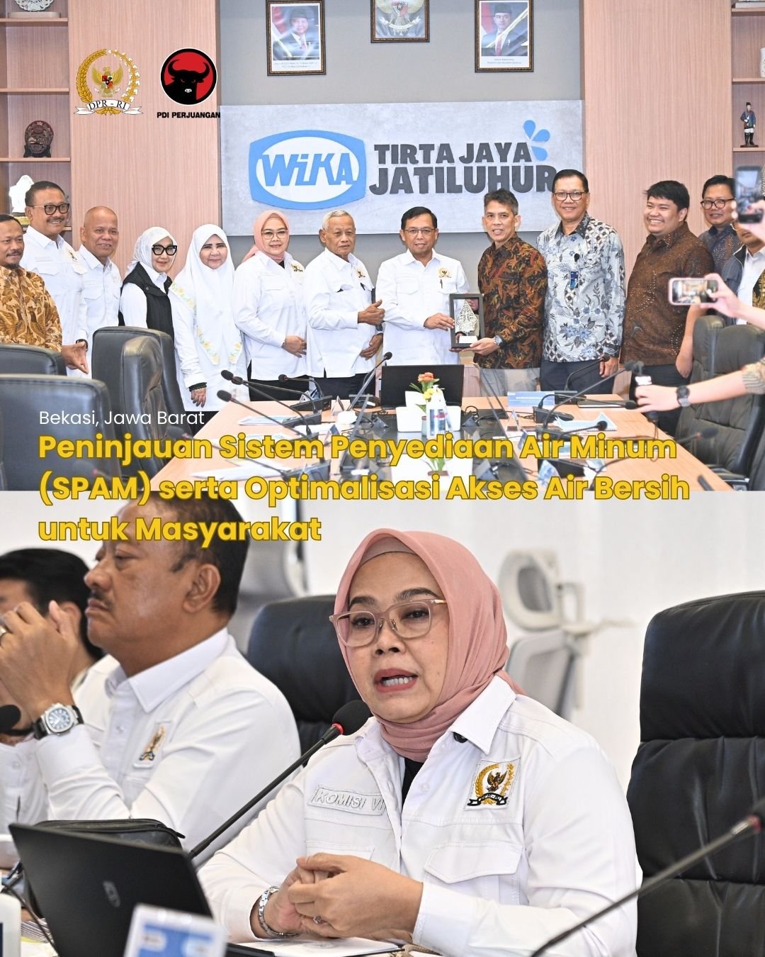 Kunker Komisi VI DPR di SPAM Jatiluhur